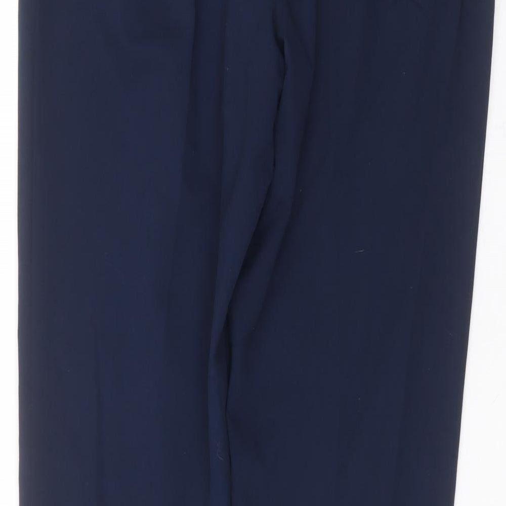Dorothy Perkins Womens Blue  Polyester Trousers  Size 14 L27 in Regular