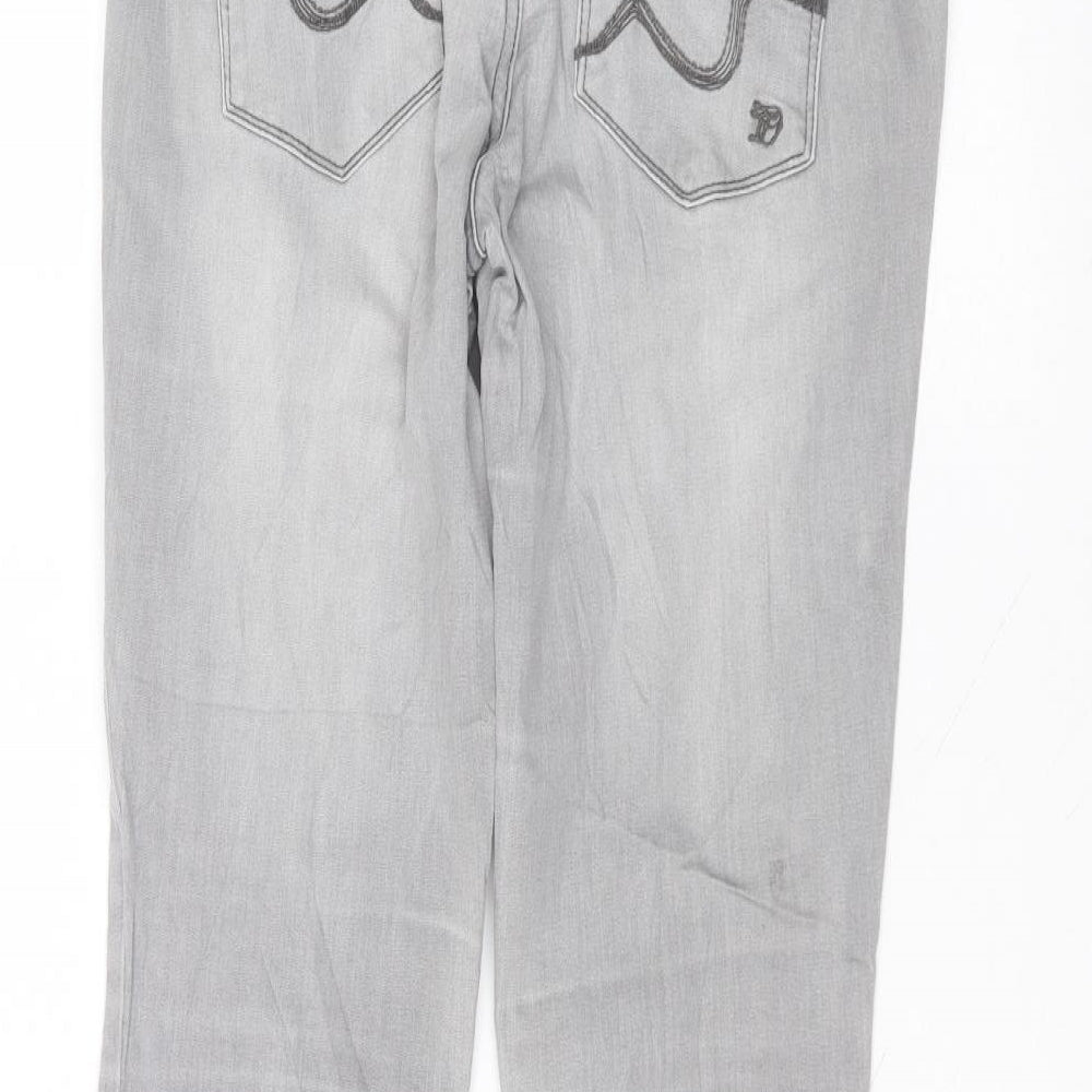 jona Womens Grey  Cotton Skinny Jeans Size 28 in L26 in Regular