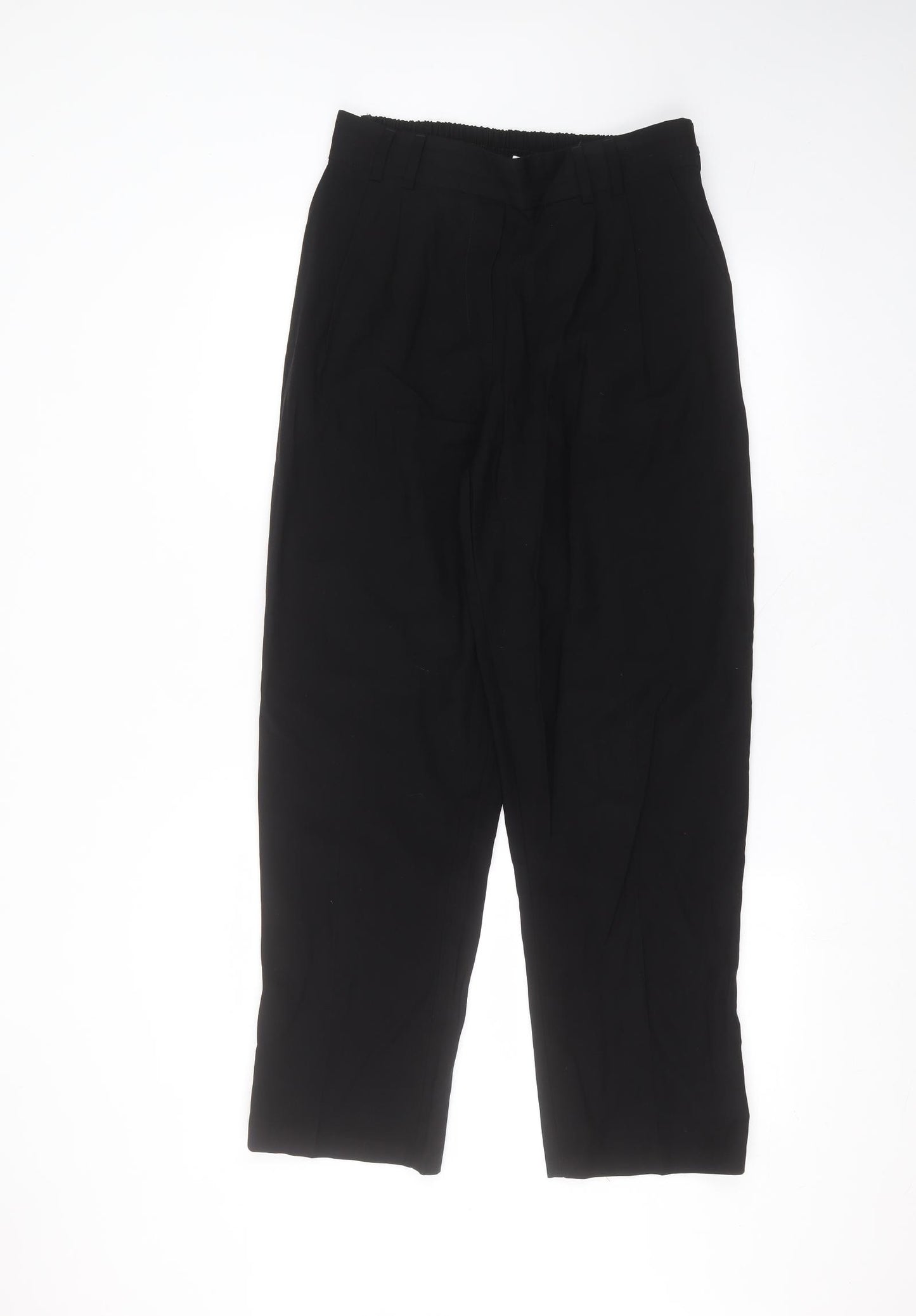 Primark Womens Black  Viscose Trousers  Size 12 L27 in Regular