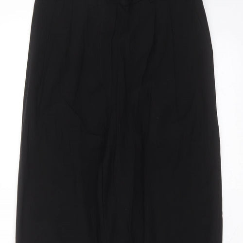 Primark Womens Black  Viscose Trousers  Size 12 L27 in Regular