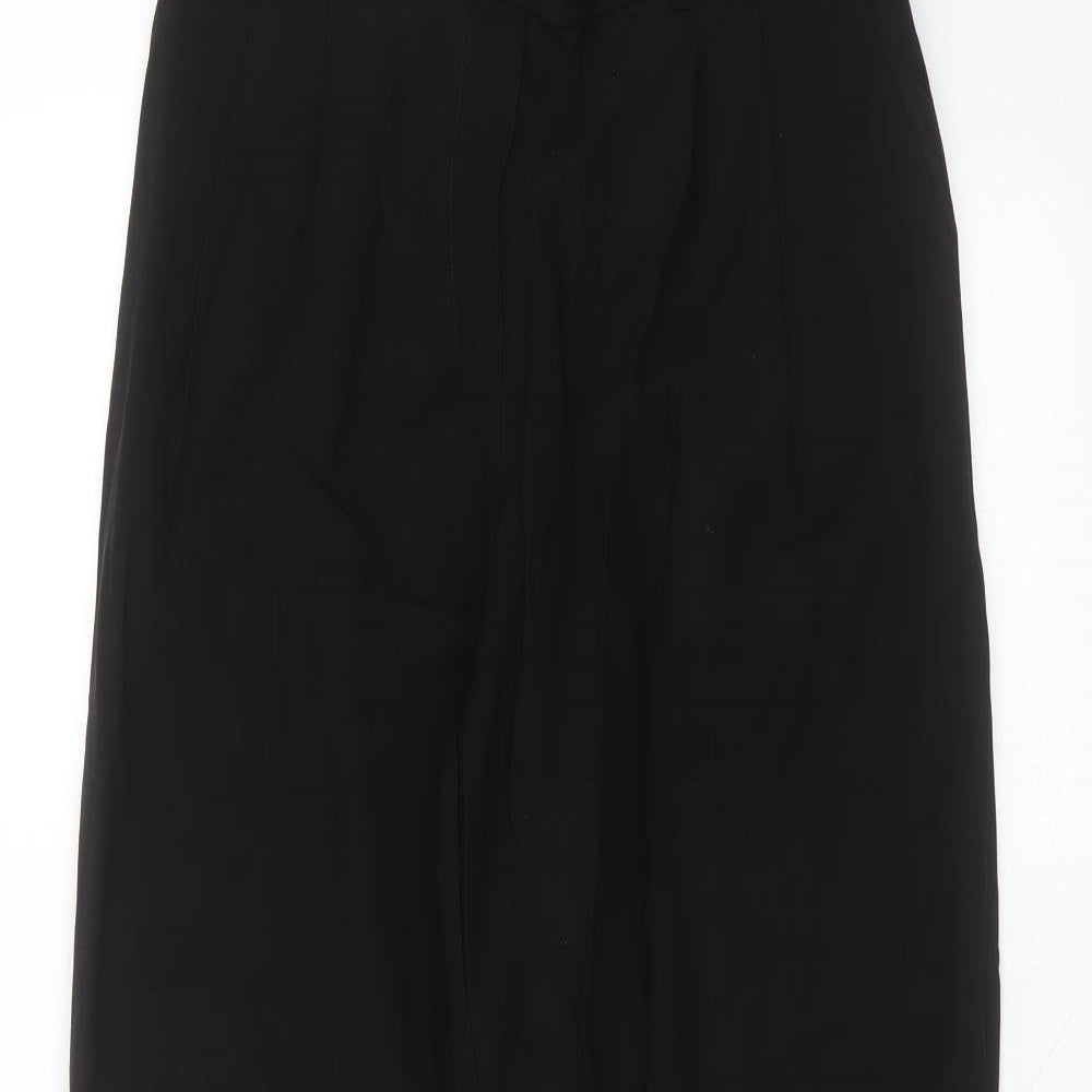 Primark Womens Black  Viscose Trousers  Size 12 L27 in Regular