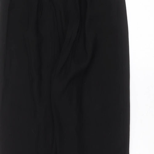 Primark Womens Black  Viscose Trousers  Size 12 L27 in Regular