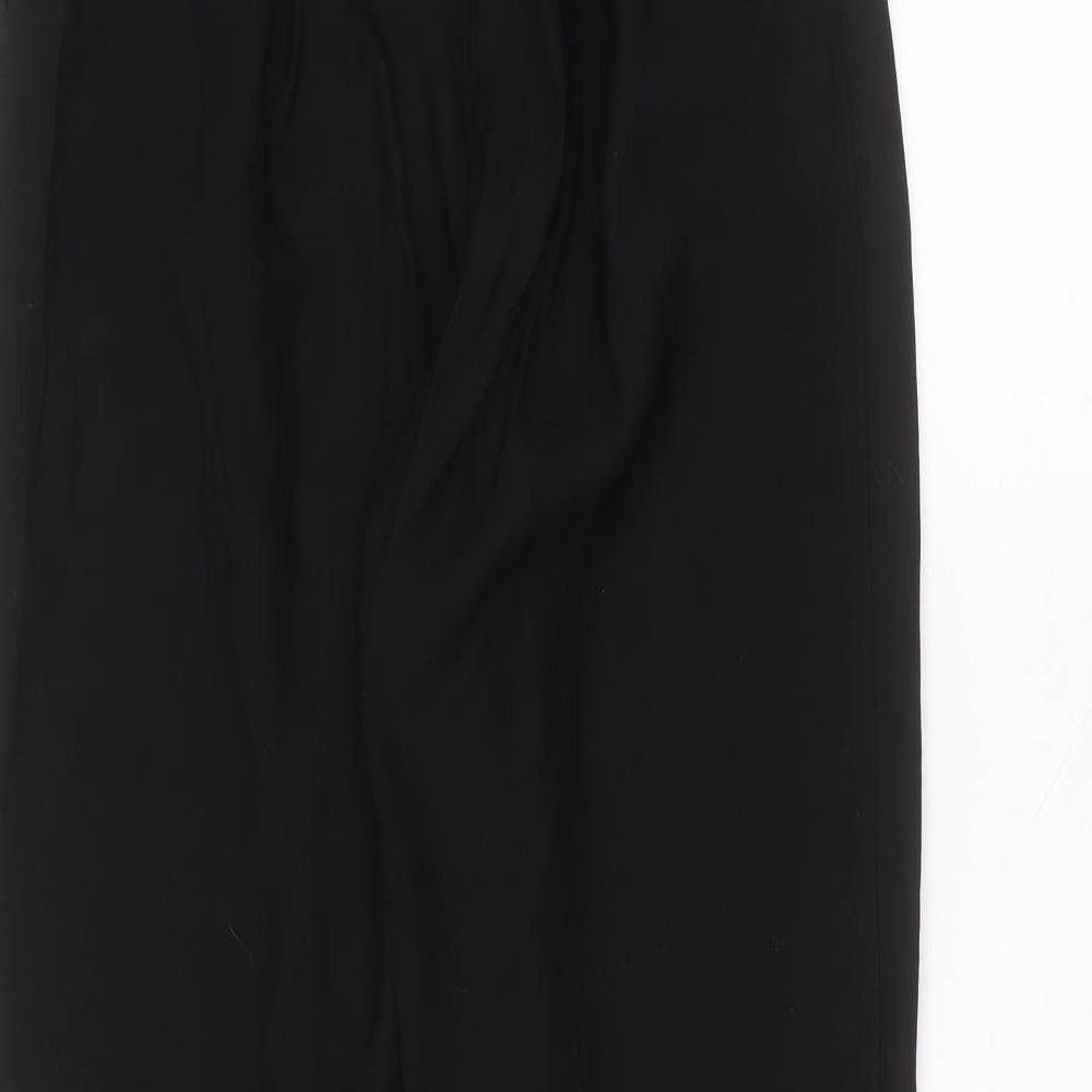 Primark Womens Black  Viscose Trousers  Size 12 L27 in Regular