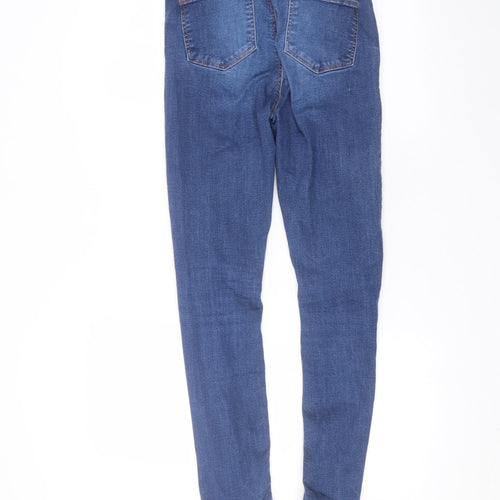 Denim & Co. Womens Blue  Cotton Skinny Jeans Size 8 L27 in Regular