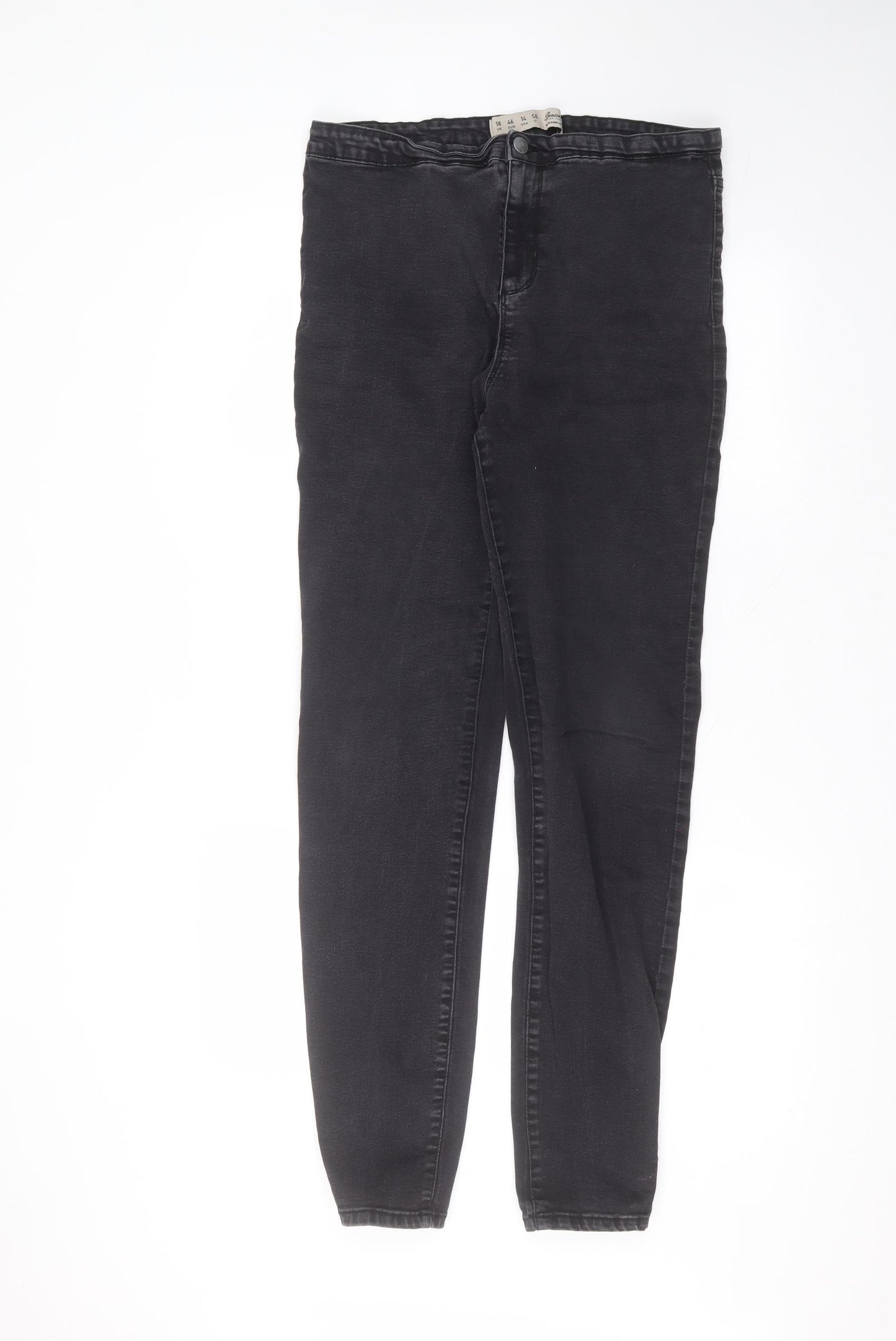 Denim & Co. Womens Black  Cotton Skinny Jeans Size 18 L30 in Regular