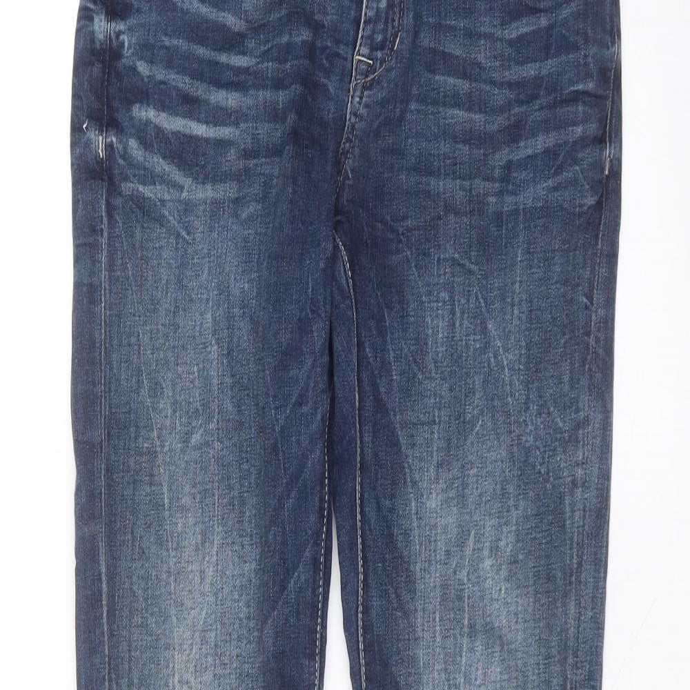 Preworn Womens Blue  Cotton Skinny Jeans Size 30 in L29 in Regular