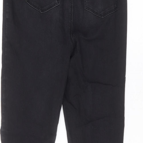 Matalan Womens Black  Cotton Skinny Jeans Size 10 L27 in Regular