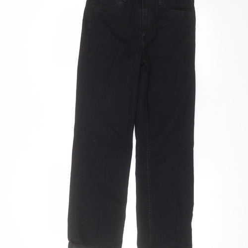 H&M Womens Black  Cotton Skinny Jeans Size 28 in L27 in Regular