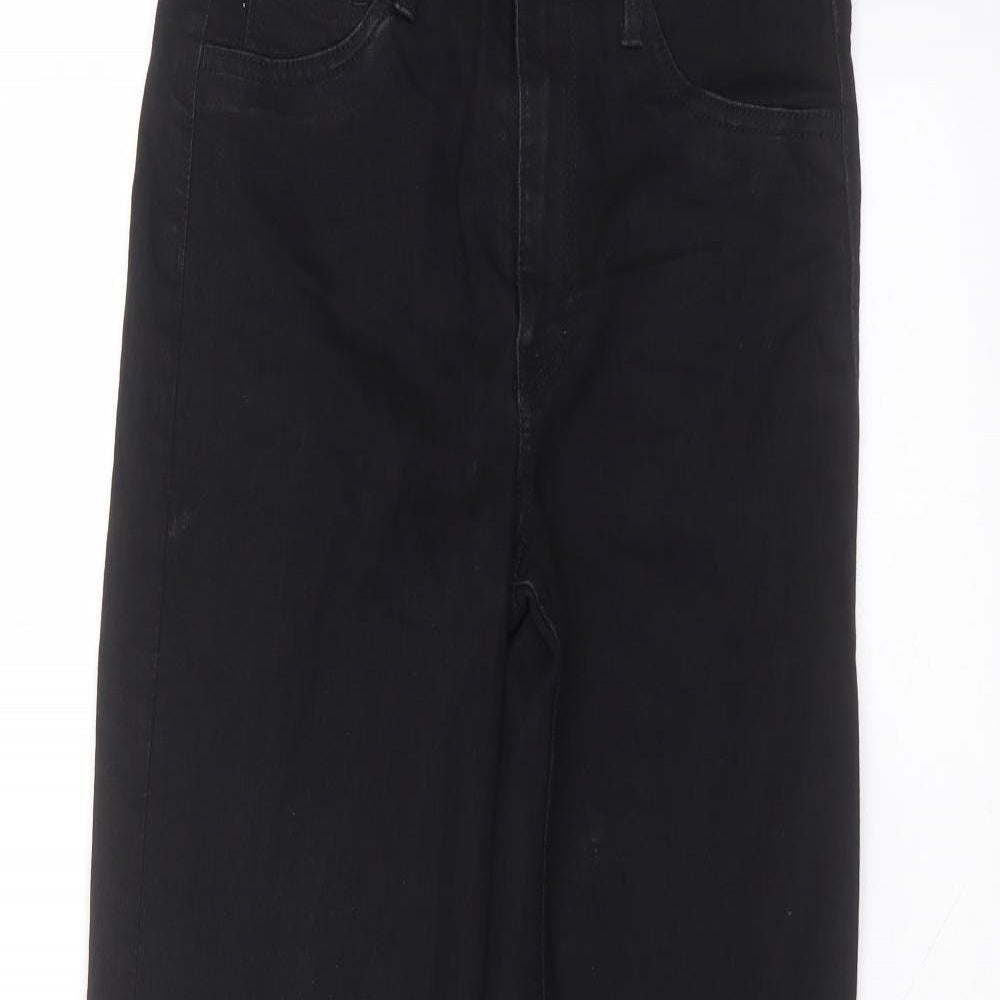 H&M Womens Black  Cotton Skinny Jeans Size 28 in L27 in Regular