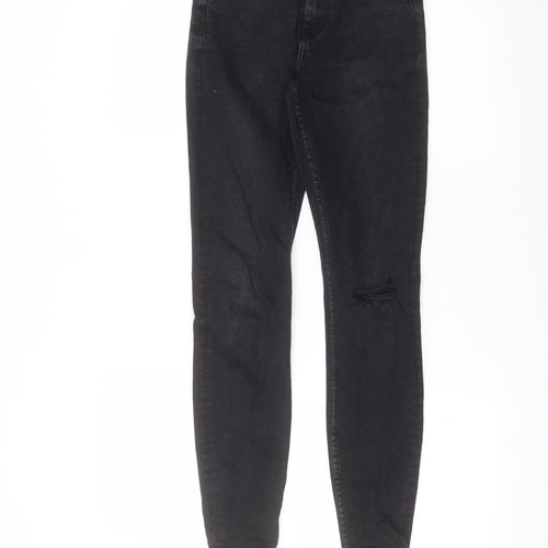 Denim & Co. Womens Black  Cotton Skinny Jeans Size 6 L27 in Regular
