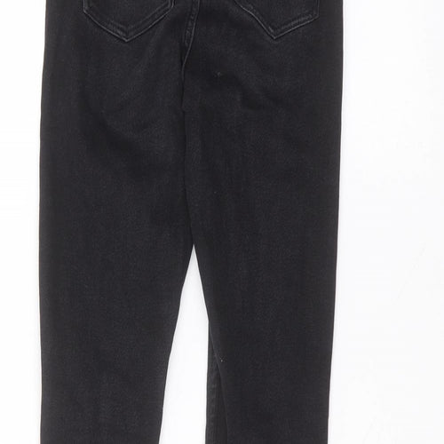 Denim & Co. Womens Black  Cotton Skinny Jeans Size 6 L27 in Regular