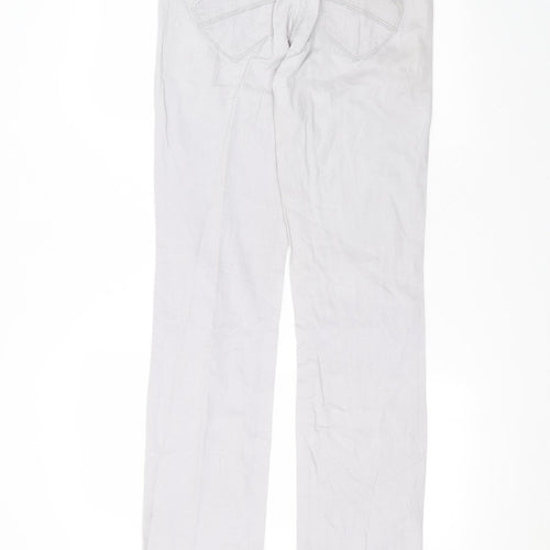 miss Womens Grey  Cotton Skinny Jeans Size 12 L30 in Regular