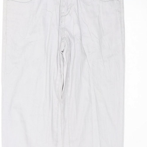 miss Womens Grey  Cotton Skinny Jeans Size 12 L30 in Regular