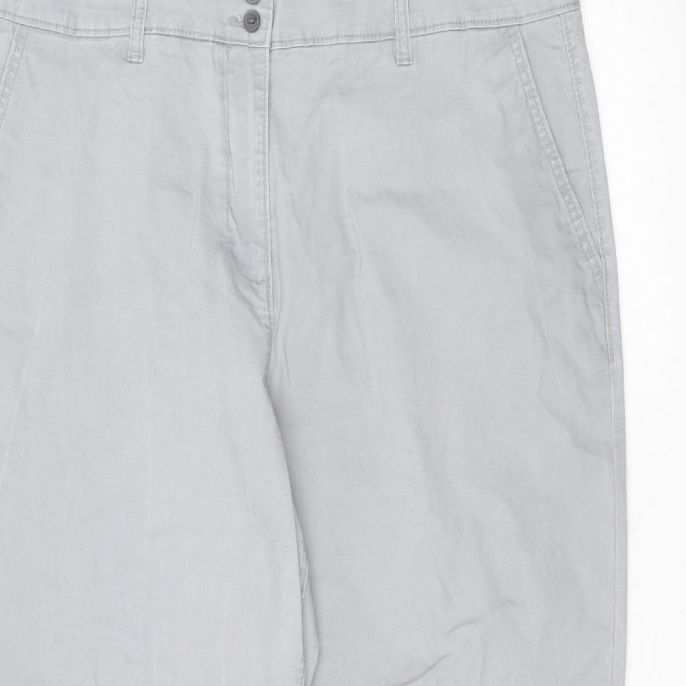 NEXT Womens Blue  Cotton Straight Jeans Size 18 L28 in Regular