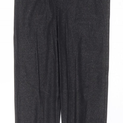 Select Womens Black  Cotton Skinny Jeans Size 8 L30 in Regular