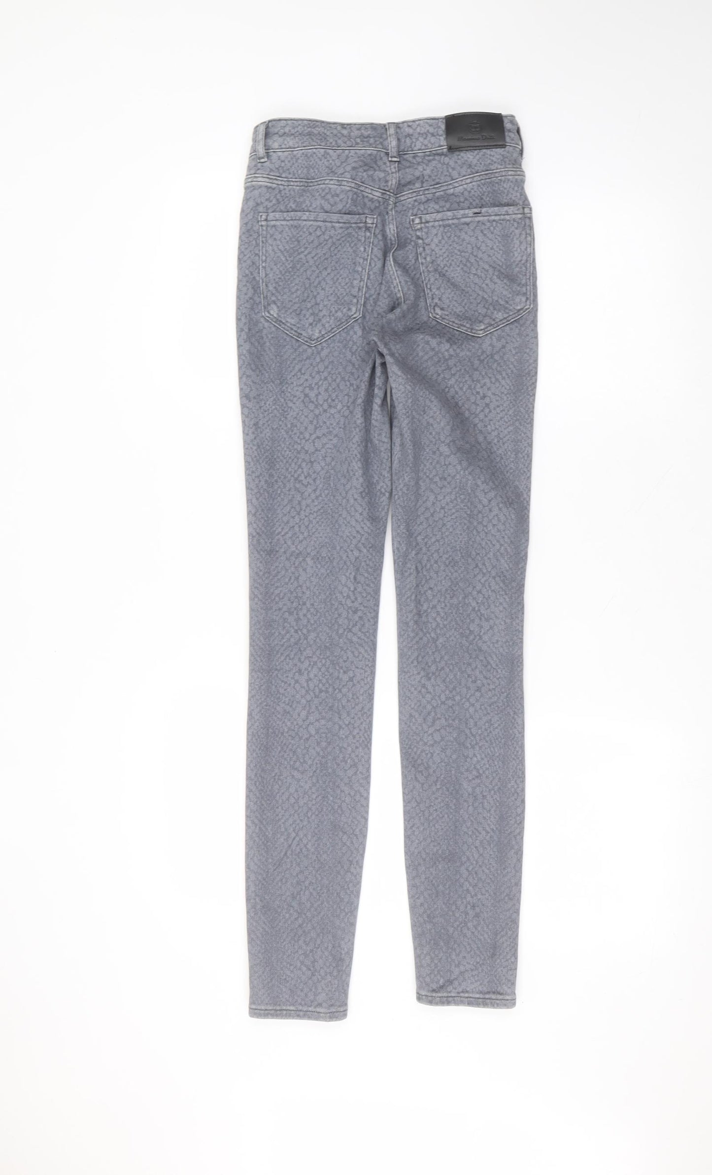 Massimo Dutti Womens Blue  Cotton Skinny Jeans Size 6 L29 in Regular