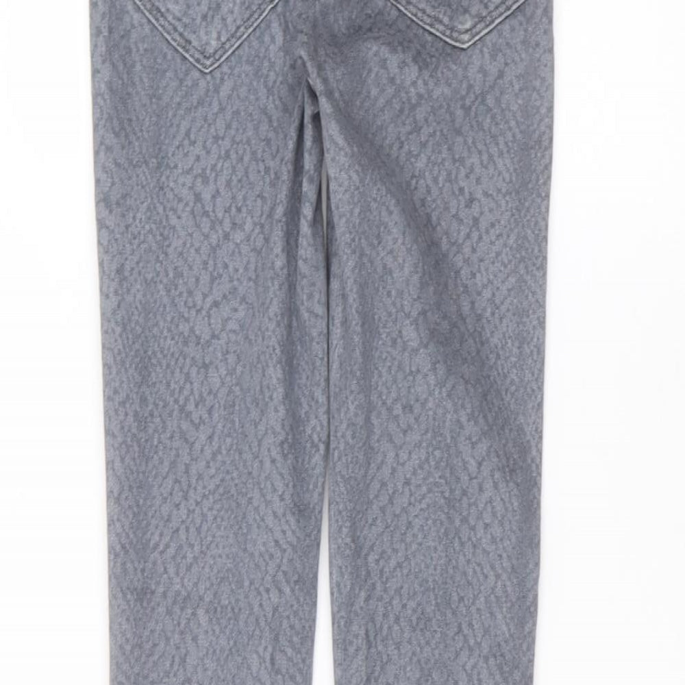 Massimo Dutti Womens Blue  Cotton Skinny Jeans Size 6 L29 in Regular