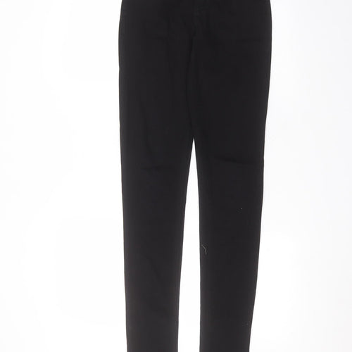Denim & Co. Womens Black  Cotton Skinny Jeans Size 6 L33 in Regular