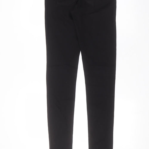 Denim & Co. Womens Black  Cotton Skinny Jeans Size 6 L33 in Regular