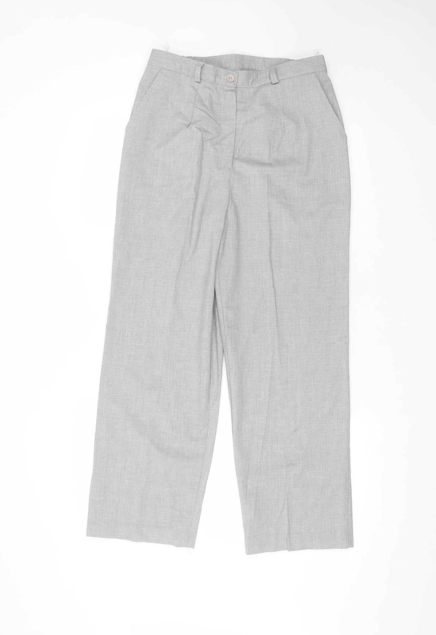 country collection Womens Grey  Polyester Trousers  Size 12 L26 in Regular