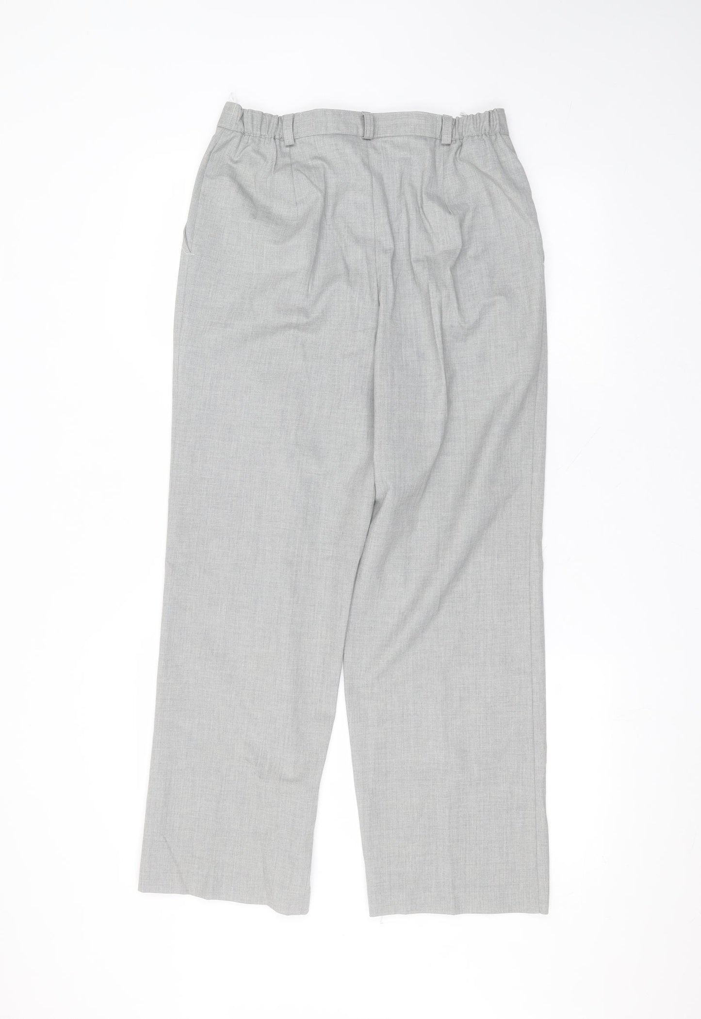 country collection Womens Grey  Polyester Trousers  Size 12 L26 in Regular