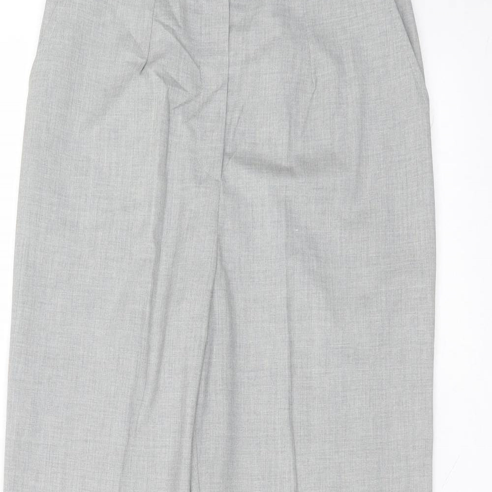country collection Womens Grey  Polyester Trousers  Size 12 L26 in Regular