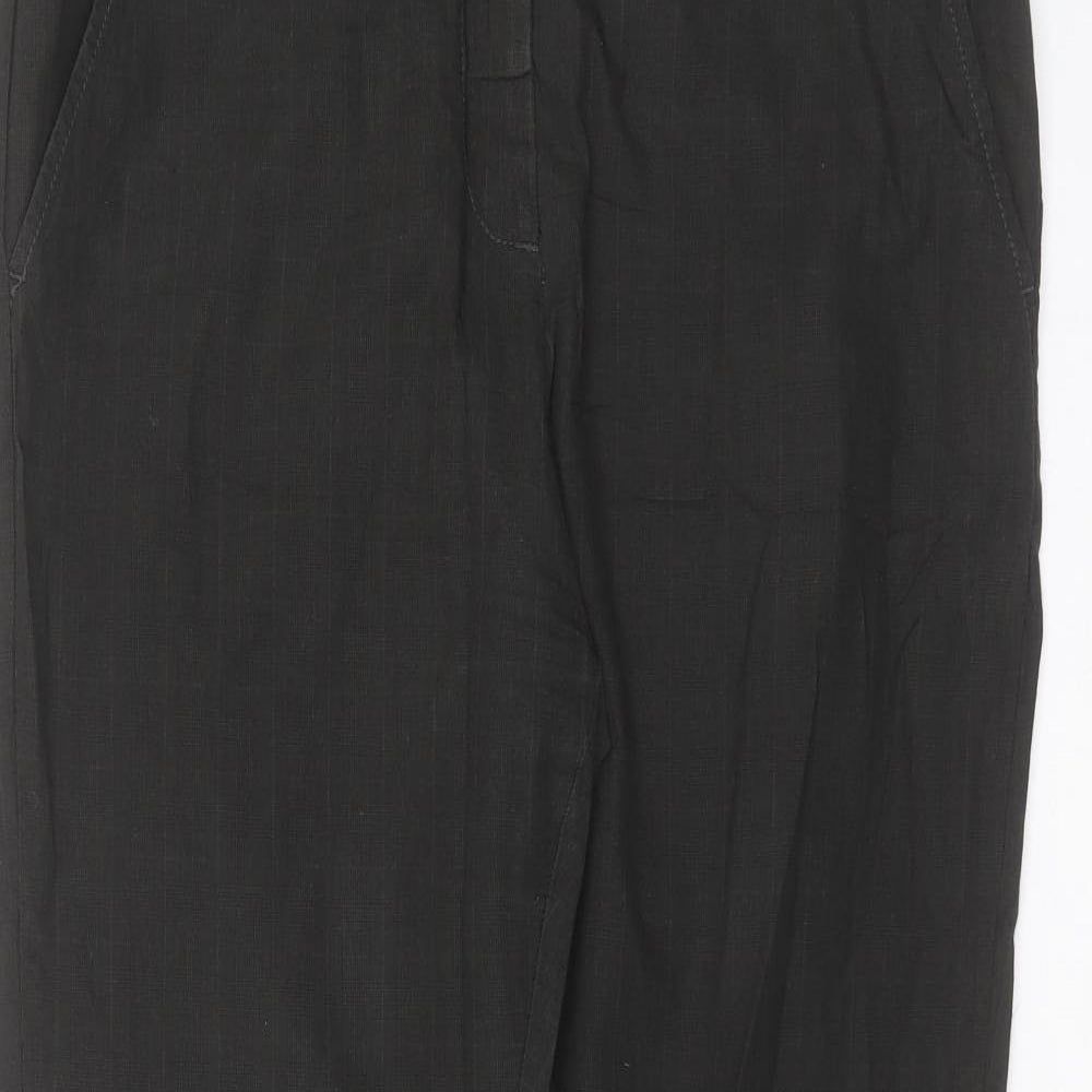 falmer Womens Green  Cotton Trousers  Size 14 L28 in Regular