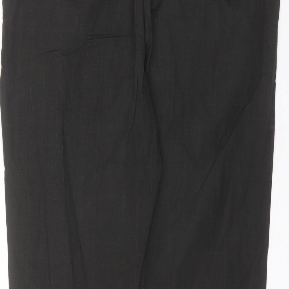 falmer Womens Green  Cotton Trousers  Size 14 L28 in Regular