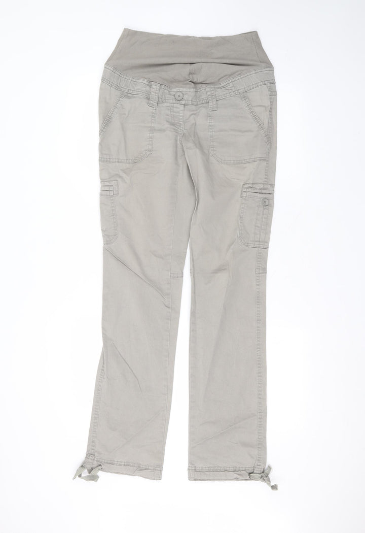 H&M Womens Brown Cotton Skinny Jeans Size 8 L30 in Regular