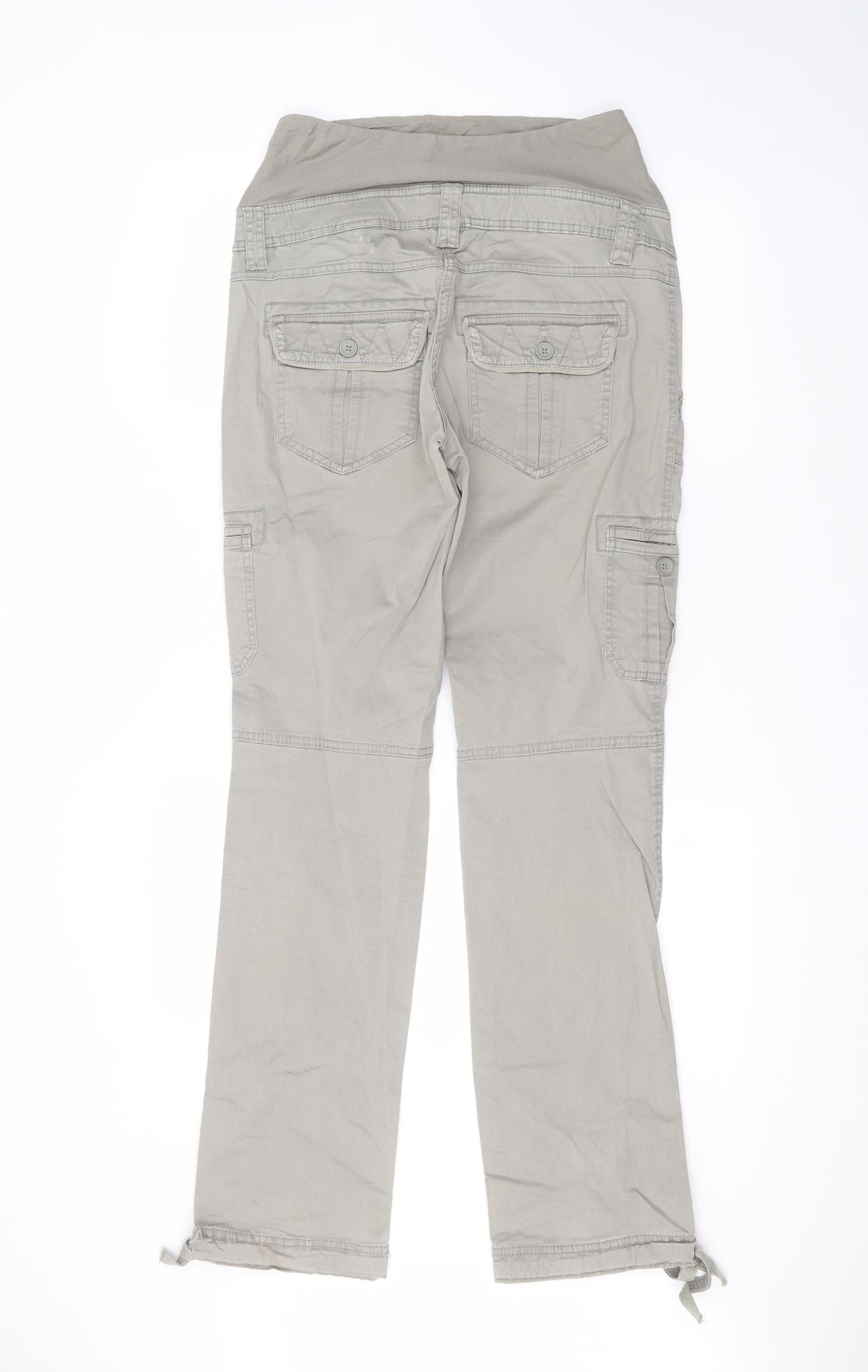 H&M Womens Brown  Cotton Skinny Jeans Size 8 L30 in Regular