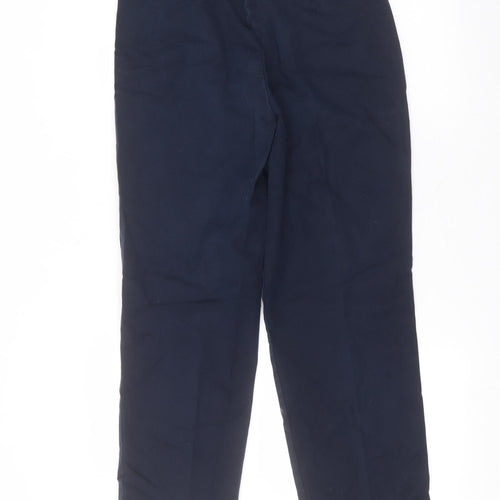 Marks and Spencer Womens Blue  Cotton Straight Jeans Size 10 L25 in Regular