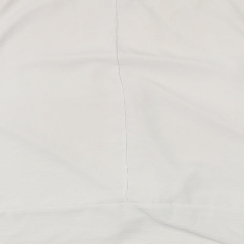 Primark Womens Beige  Polyester Basic Blouse Size 14 Round Neck