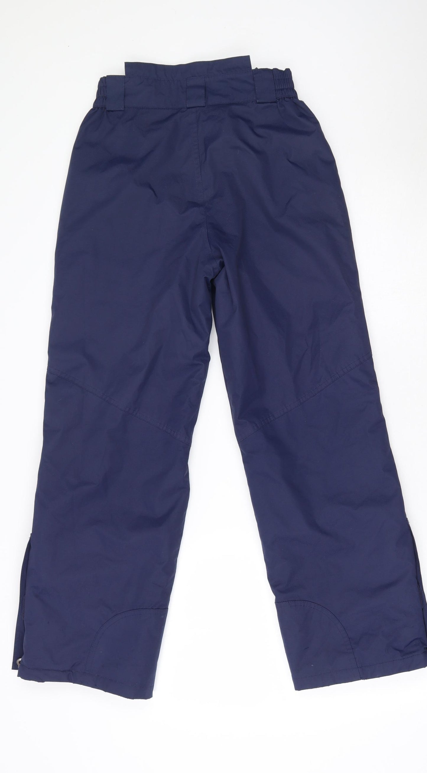 Mountain Warehouse Boys Blue  100% Polyester Snow Pants Trousers Size S L26 in Regular Zip