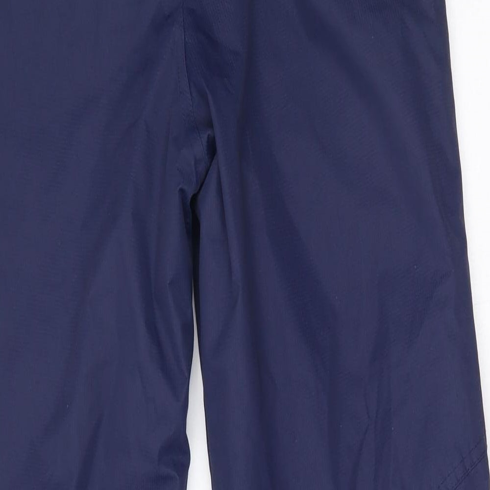 Mountain Warehouse Boys Blue  100% Polyester Snow Pants Trousers Size S L26 in Regular Zip
