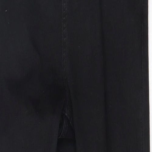 Hera Womens Black  Cotton Skinny Jeans Size S L28 in Regular Zip