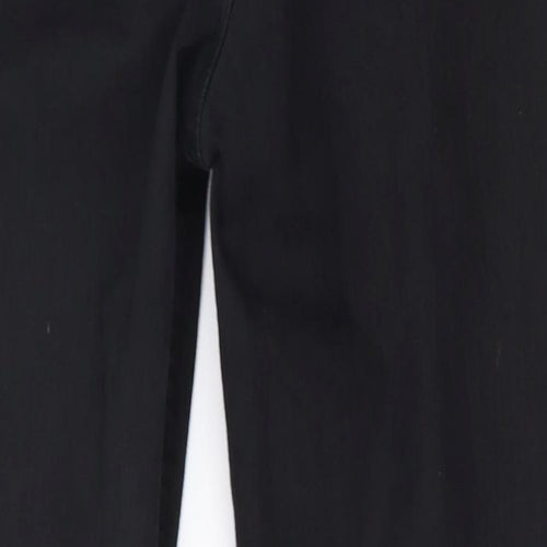Hera Womens Black  Cotton Skinny Jeans Size S L28 in Regular Zip