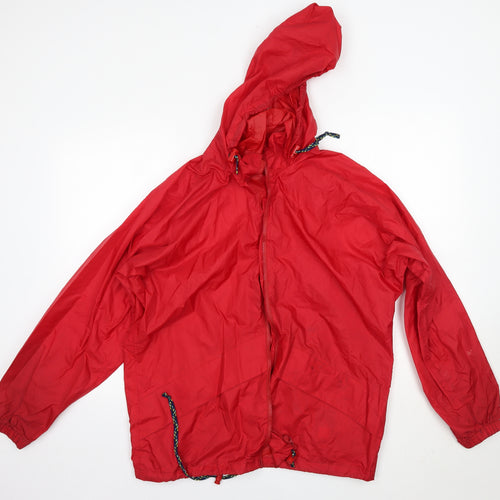 Igel Mens Red   Rain Coat Jacket Size S