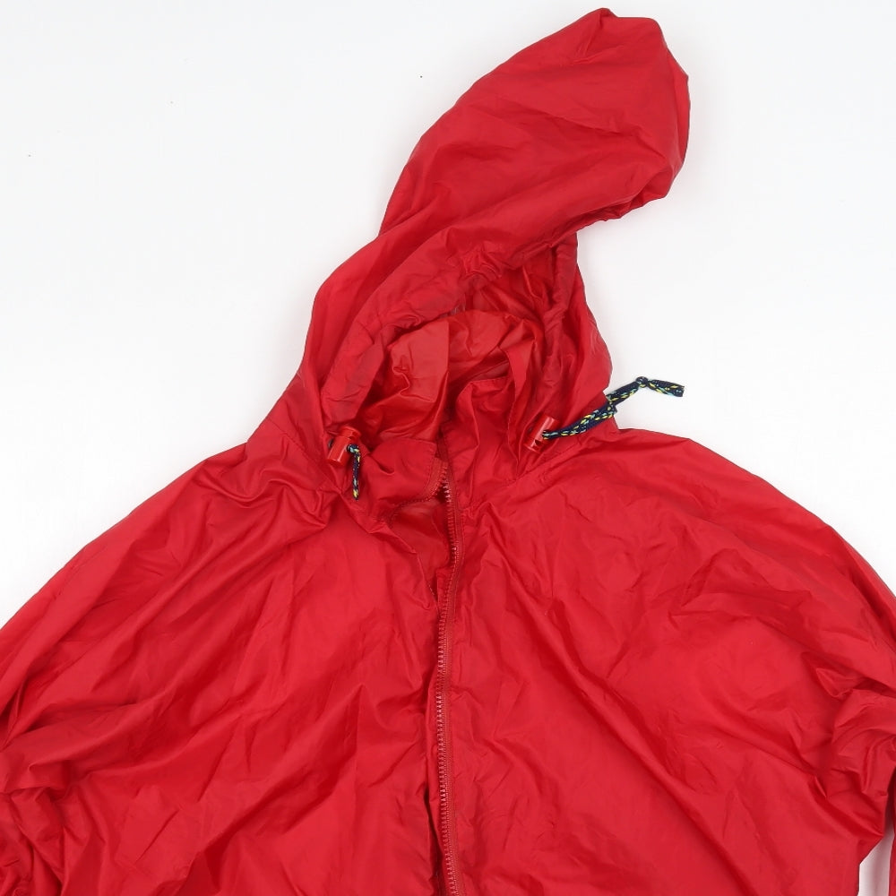 Igel Mens Red   Rain Coat Jacket Size S