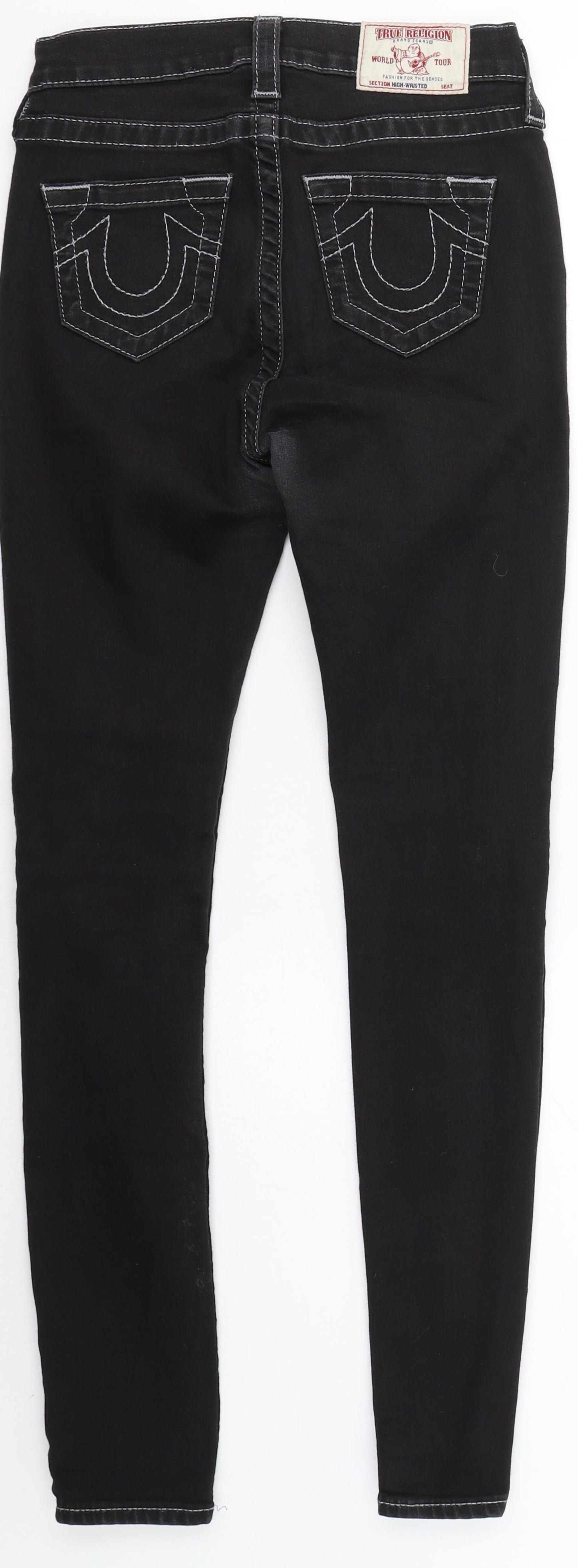 the Religion Womens Black  Cotton Skinny Jeans Size 26 in L30 in Regular