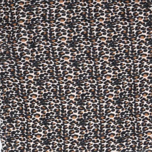 NEXT Girls Multicoloured Animal Print 100% Cotton Basic Casual Size 11 Years High Neck