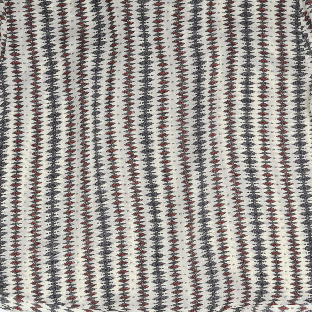 Somerset Womens Multicoloured  Polyester Basic Button-Up Size 14 Collared - Alice Temperley