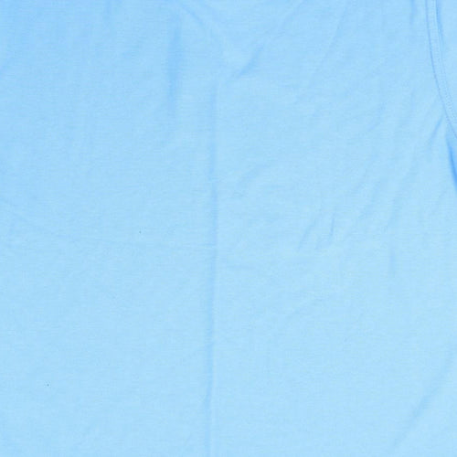 RTX Mens Blue  Cotton  Polo Size L Collared