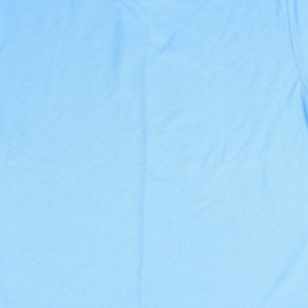 RTX Mens Blue  Cotton  Polo Size L Collared