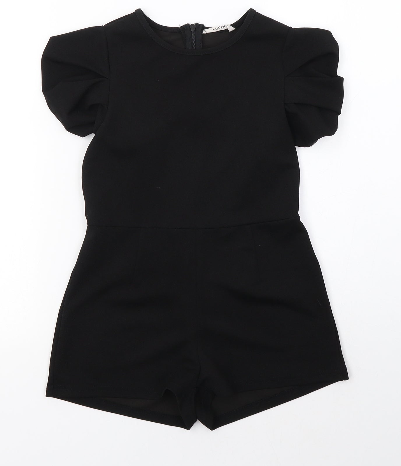 SheIn Girls Black  Polyester Playsuit One-Piece Size 9 Years
