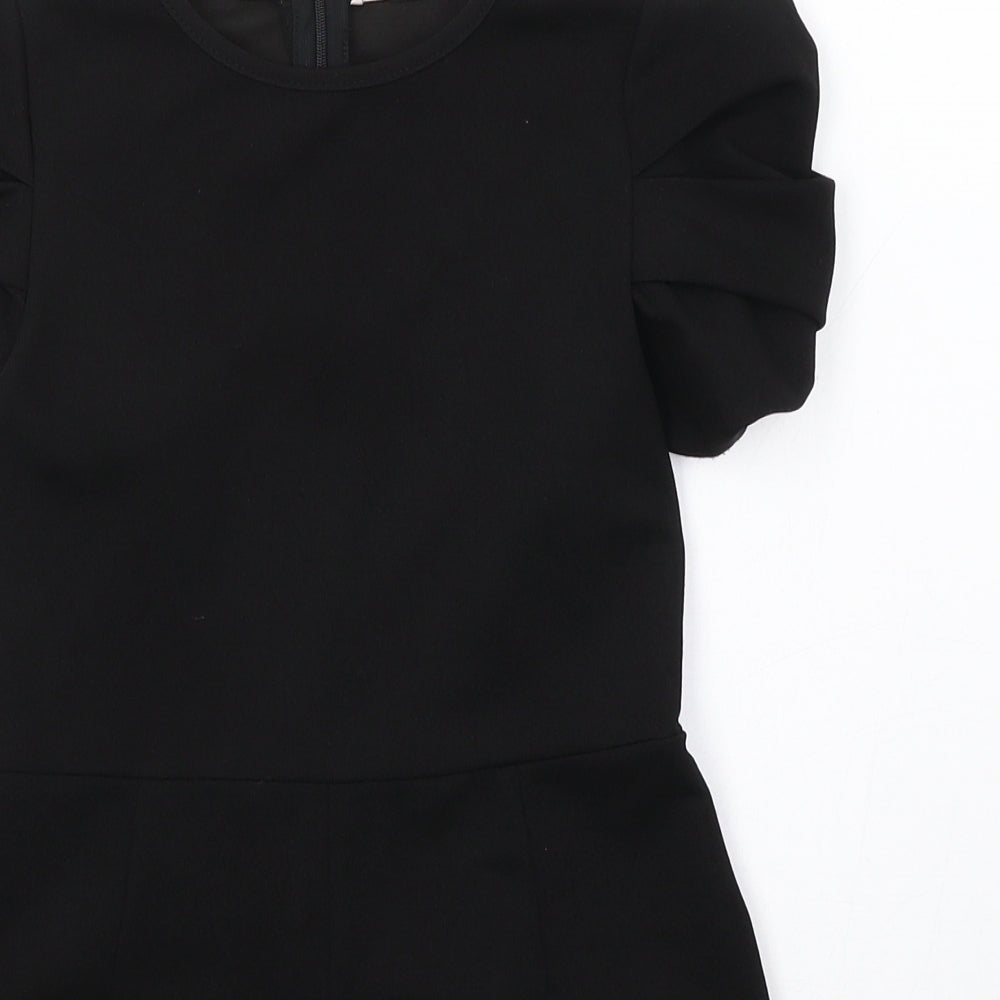 SheIn Girls Black  Polyester Playsuit One-Piece Size 9 Years