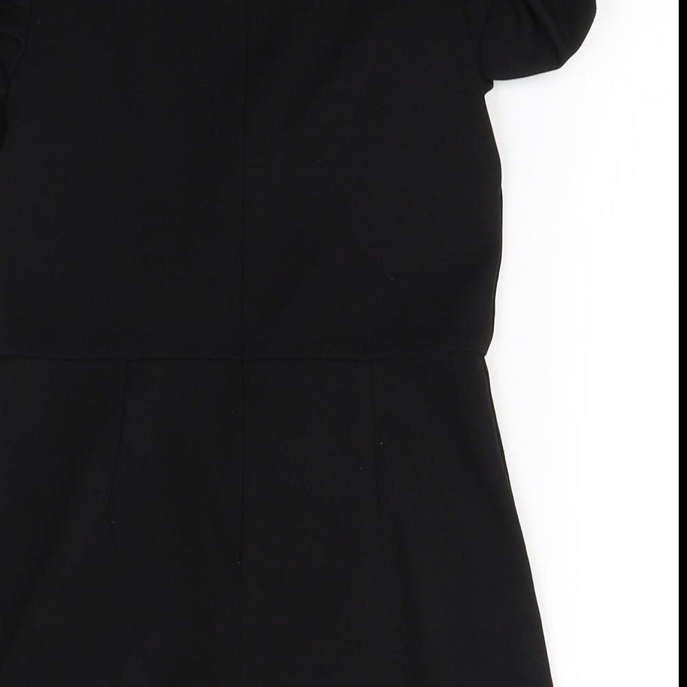 SheIn Girls Black  Polyester Playsuit One-Piece Size 9 Years