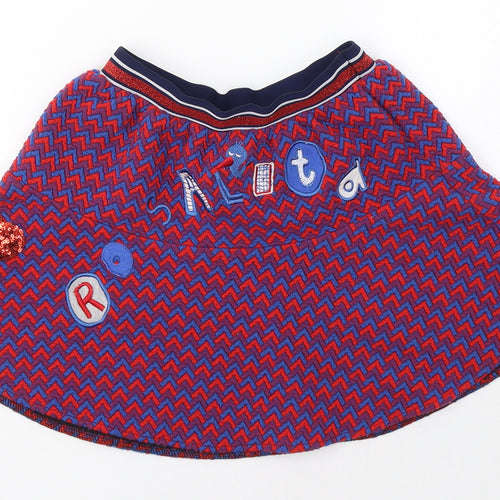 Montecid Girls Multicoloured  Polyester A-Line Skirt Size 8 Years  Regular