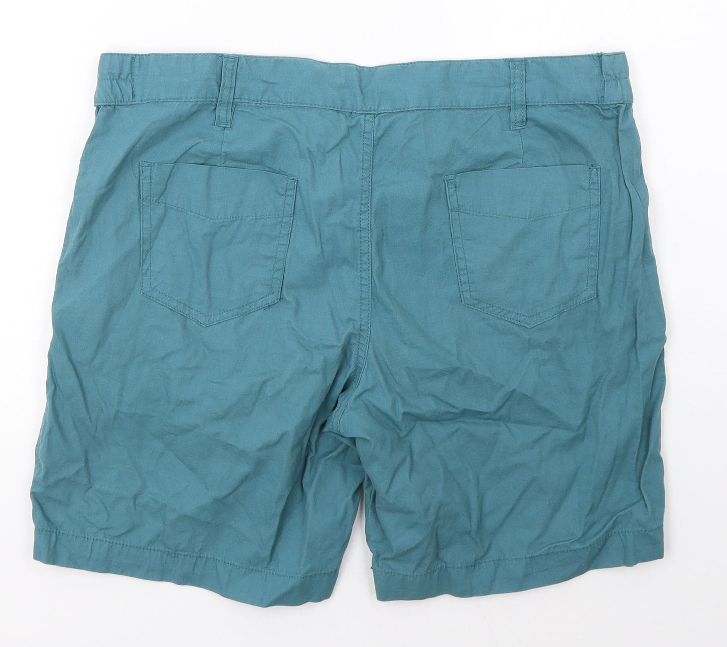 Komodo Womens Blue  100% Cotton Chino Shorts Size 34  Regular
