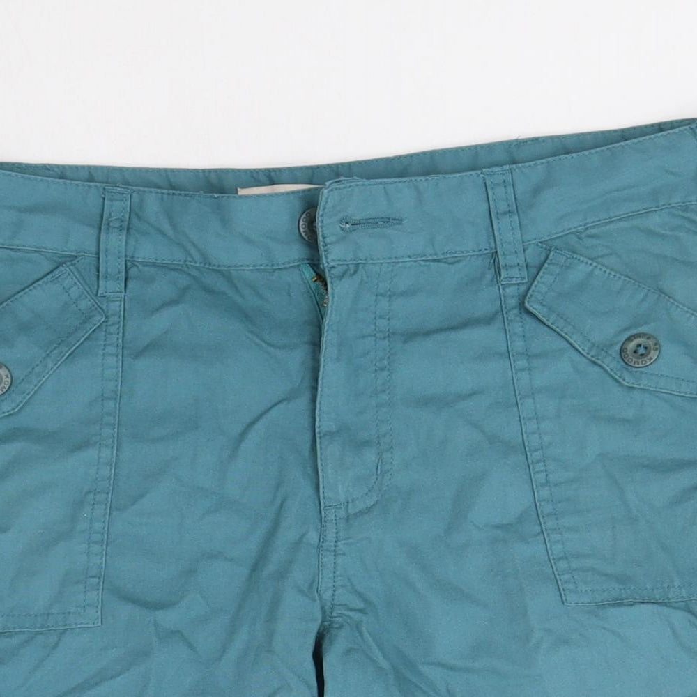 Komodo Womens Blue  100% Cotton Chino Shorts Size 34  Regular