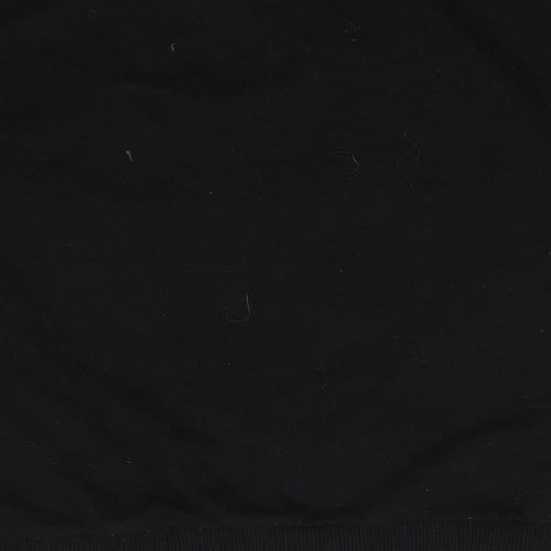 Disney by Atmosphere Womens Black Animal Print Polyester Pullover Sweatshirt Size 12   - Embossed Mickey Mouse Oh Mickey
